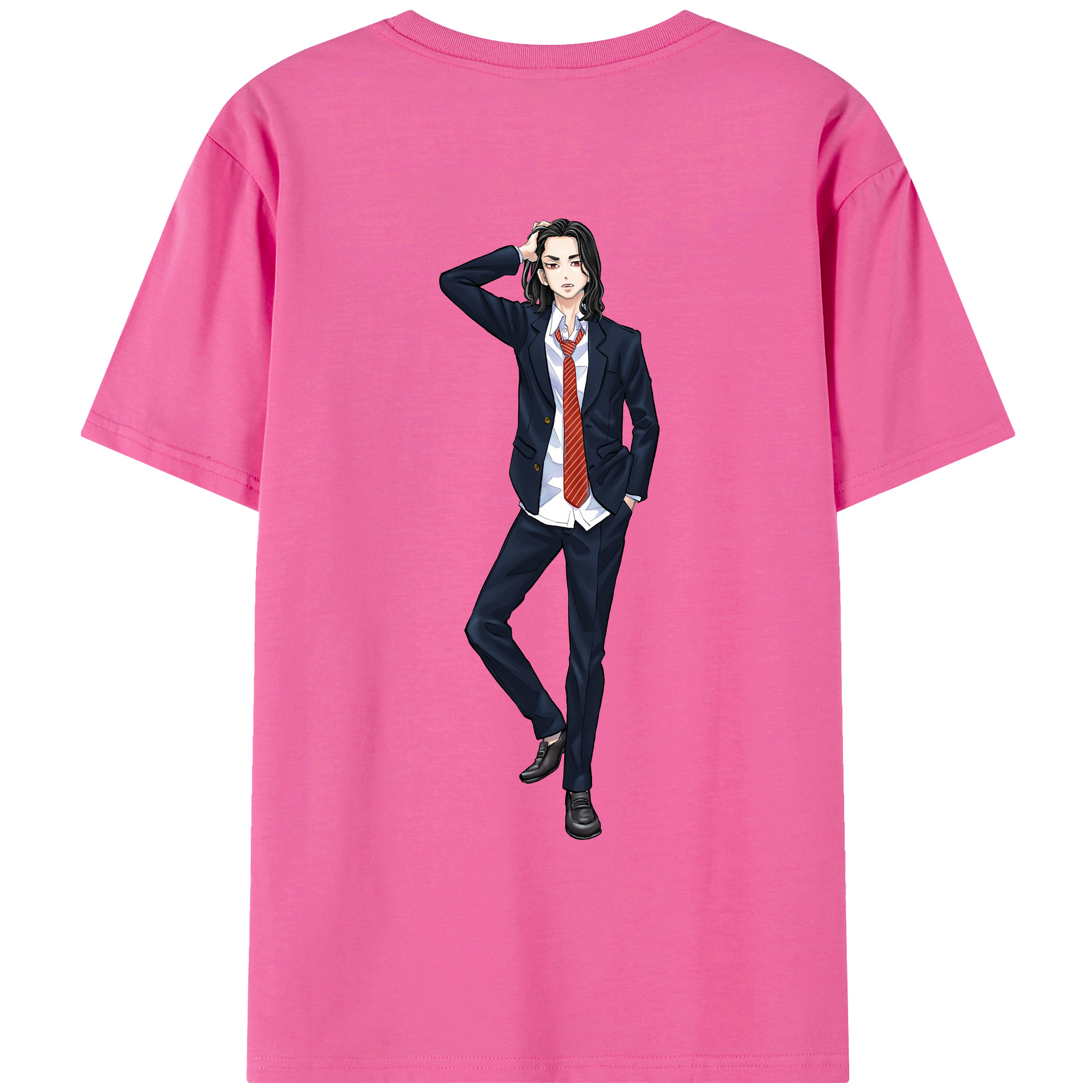 （画像用） 東京リベンジャーズ Tokyo Revengers レディース半袖Tシャツ(バックプリント)
